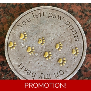 Pet Paw print memorial