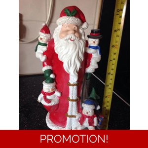 Tall santa and friends