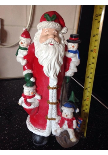 Tall santa and friends