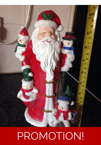 Tall santa and friends
