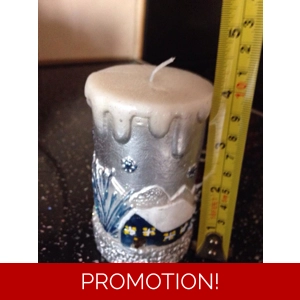 Lovely snow scene Candle