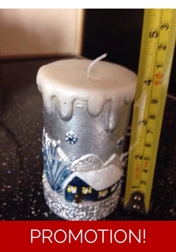 Lovely snow scene Candle