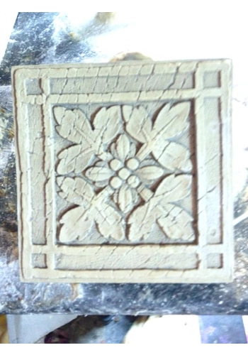 Small Ornate square plaque