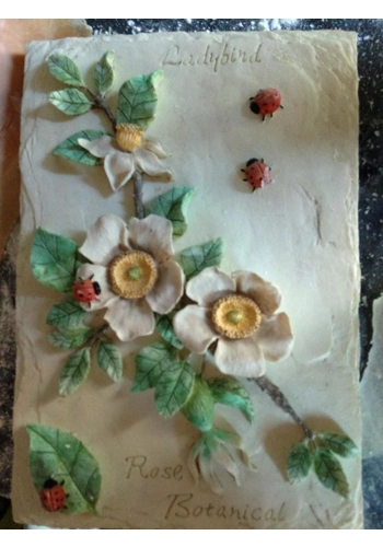 3D style Flower plaque