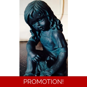 Little girl with rabbit