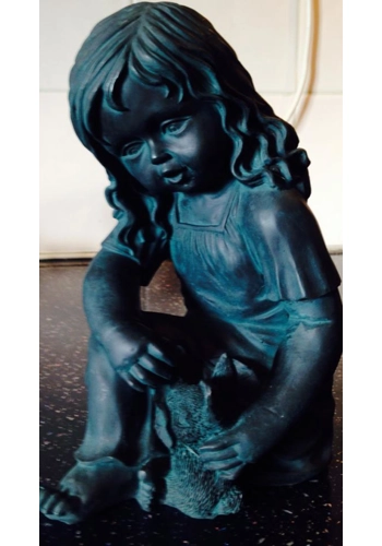 Little girl with rabbit