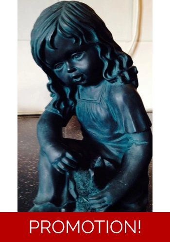 Little girl with rabbit