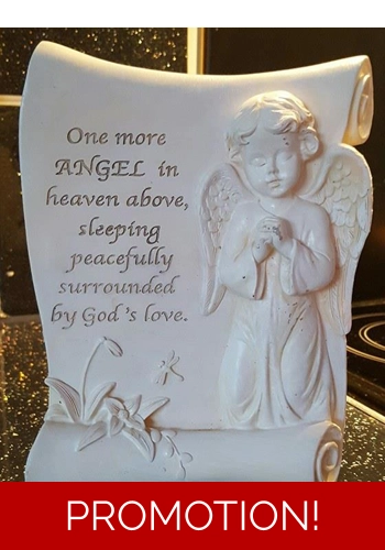 Angel memorial stone 2