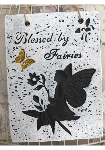 Beautiful fairy wall plaque mould