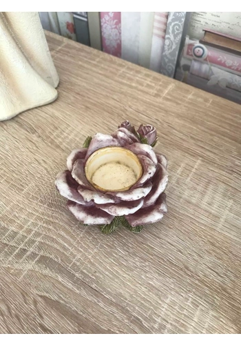 Latex mould for Cute flower candle holder