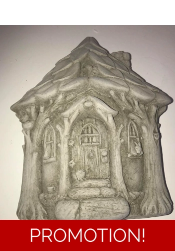 Beautiful bird house 3d style plaque