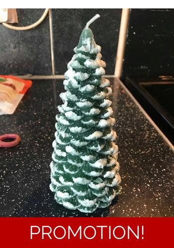 Latex mould for Xmas candle