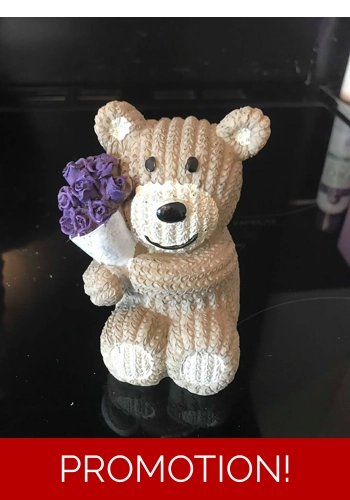 Teddy with flowers