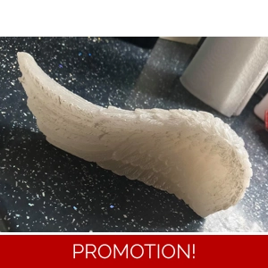 Mould for making this lovely angel wing candle