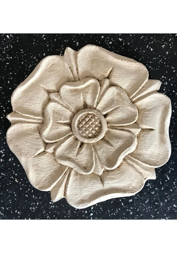 Latex mould for making this tudor rose plaque