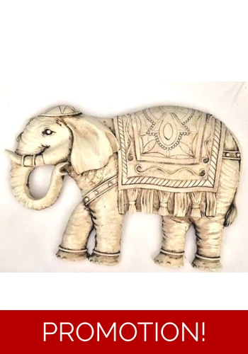 Latex mould for making this stunning elephant plaque