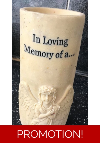 latex mould for making this lovely Dad memorial candle