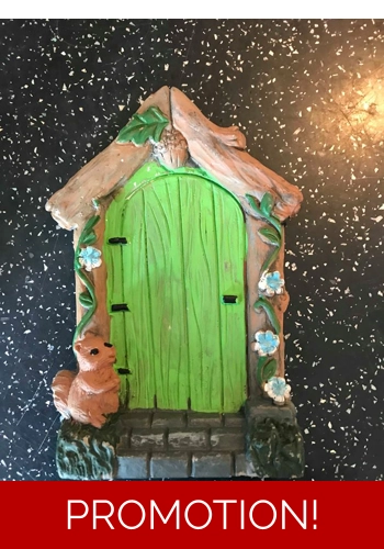 Latex mould for fairy door with squirrel