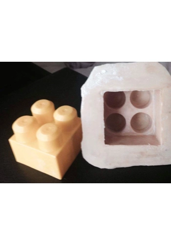 Latex mould for making this brick candle/soap/ornament