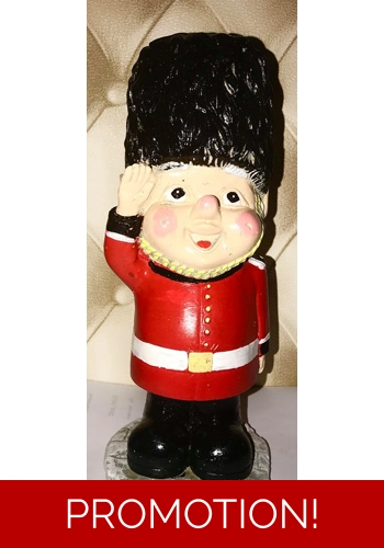 Latex mould for making traditional British guardsman