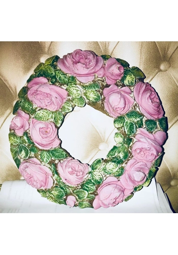 Latex mould for making lovely flower ring plaque