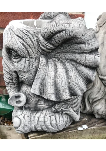 Latex mould for making this large elephant plant pot