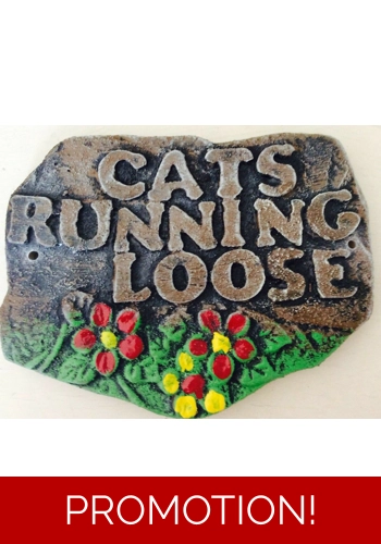Latex mould for making this Cats plaque