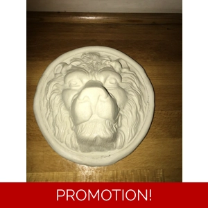 Latex mould for making this lions head wall plaque