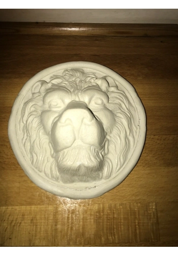 Latex mould for making this lions head wall plaque