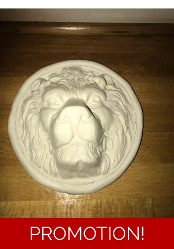 Latex mould for making this lions head wall plaque