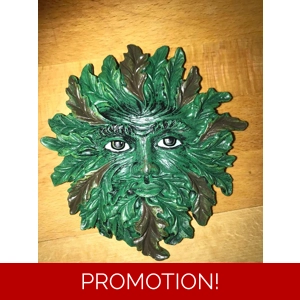 Latex mould for making this tree face plaque