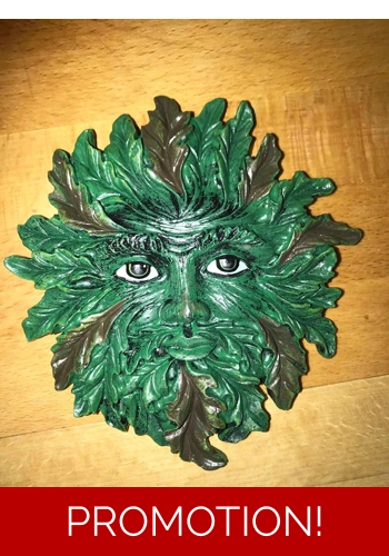 Latex mould for making this tree face plaque