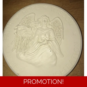 Latex mould for making this inspirational plaque