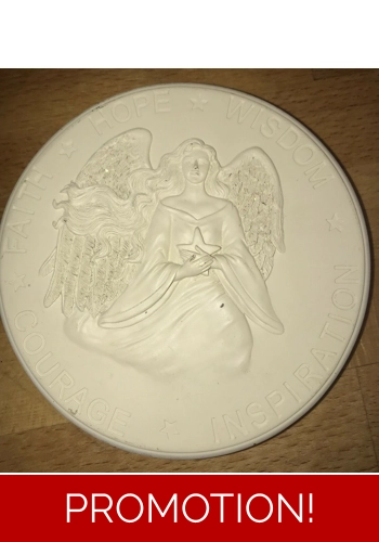 Latex mould for making this inspirational plaque