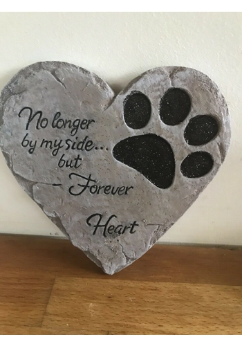 Latex mould for making this lovely paw print plaque