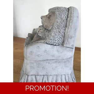 Latex mould for making this resting hedgehog