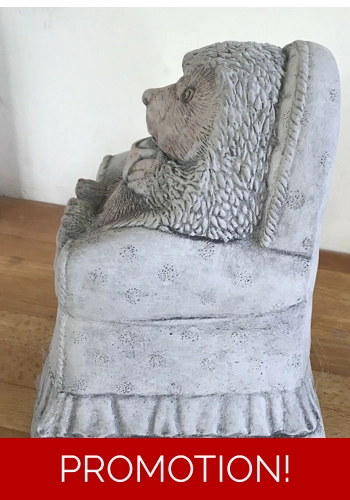 Latex mould for making this resting hedgehog