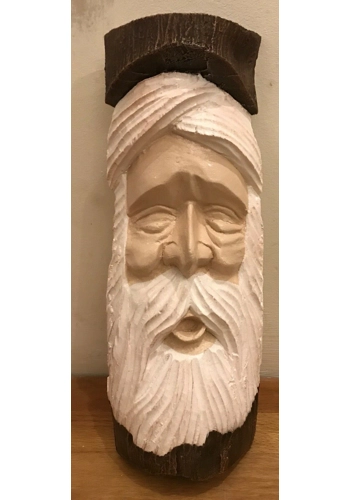 latex mould for making this unusual old man plaque