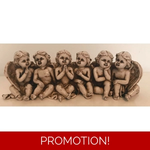 Latex mould for making this row of cherubs