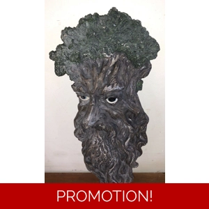 Latex mould for making this tree face plaque