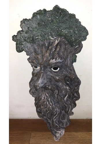 Latex mould for making this tree face plaque