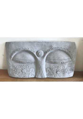 Latex mould for making this Buddha eyes plaque
