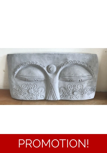 Latex mould for making this Buddha eyes plaque