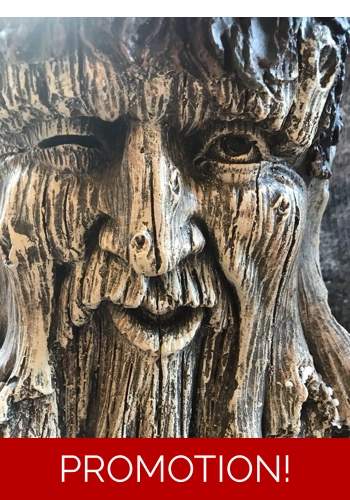 Latex mould for making this large tree man flower pot/stand