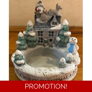 Latex mould for making this lovely xmas themed tea light holder