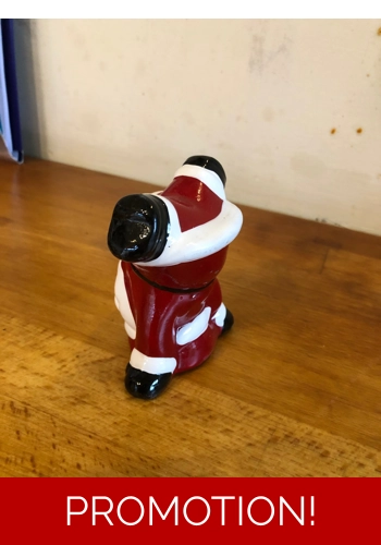 Latex mould for making this hand standing santa