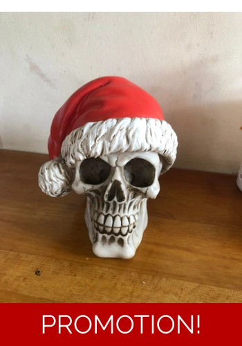Latex mould for making this santa skull