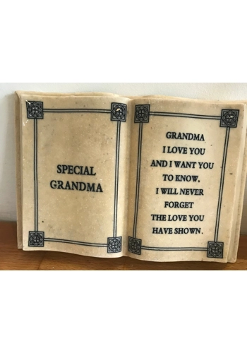 Latex mould for making this special grandma memorial book