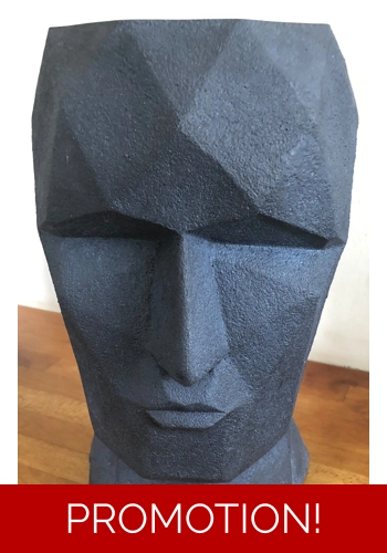 Latex mould for making this Geometric planter