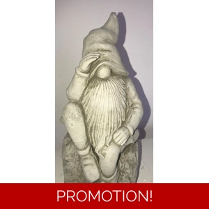 Latex mould for making this peeking gnome